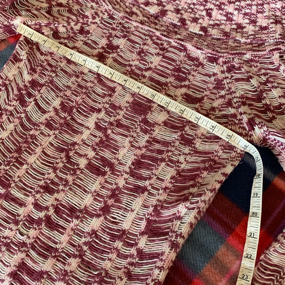 Donating soon! Raspberry Pink Open Knit Sweater. - Picture 8 of 8